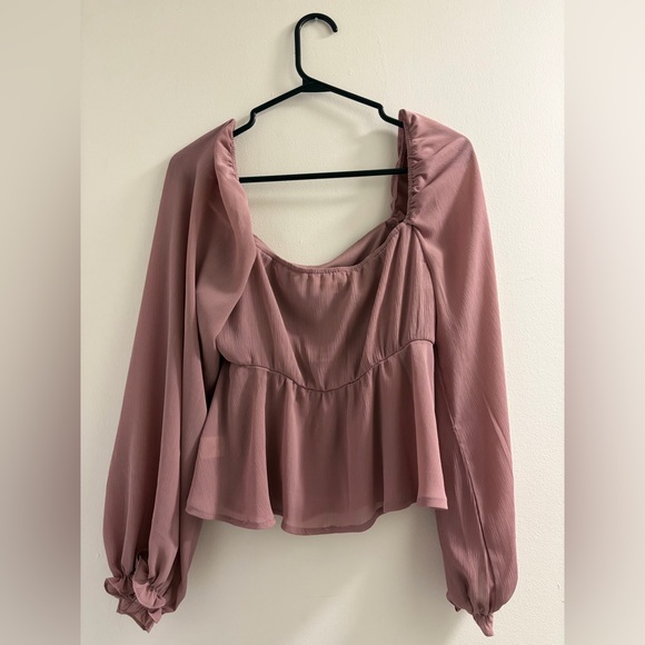 Dusty Pink Blouse - Picture 3 of 4